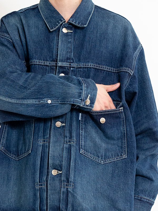 Selvage Denim Jacket-セルビッチデニムジャケット-Graphpaper