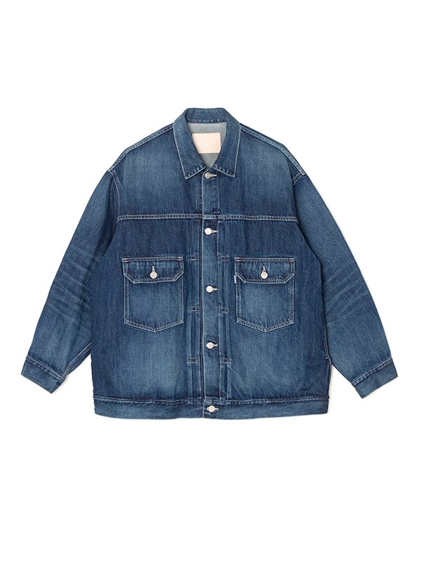 Selvage Denim Jacket-セルビッチデニムジャケット-Graphpaper