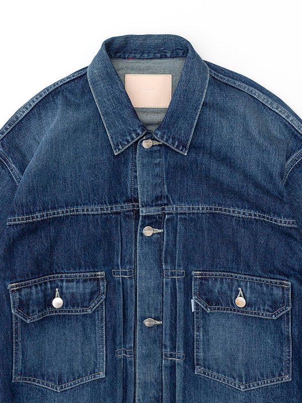 Selvage Denim Jacket-セルビッチデニムジャケット-Graphpaper