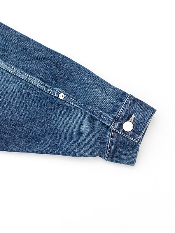 ✨極美品✨グラフペーパー セルビッジデニムジャケット 23SS サイズ1 Graphpaper (グラフペーパー) Selvage Denim Trucker Jacket