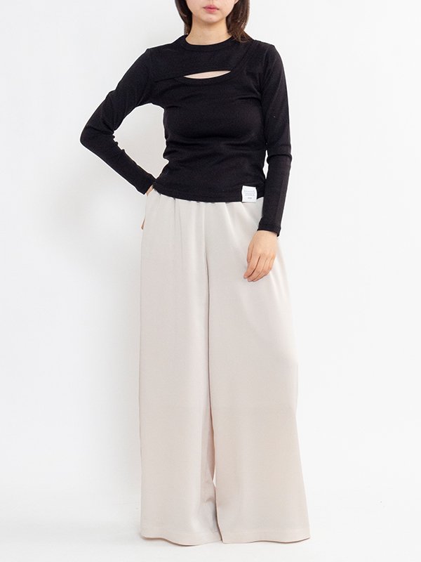 LAYERED LONG SLEEVE-レイヤードロングスリーブ-HYKE（ハイク