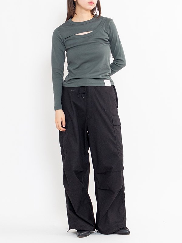LAYERED LONG SLEEVE-レイヤードロングスリーブ-HYKE（ハイク