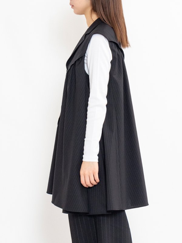 Jacket vest-ジャケットベスト-Chika Kisada（チカキサダ）通販