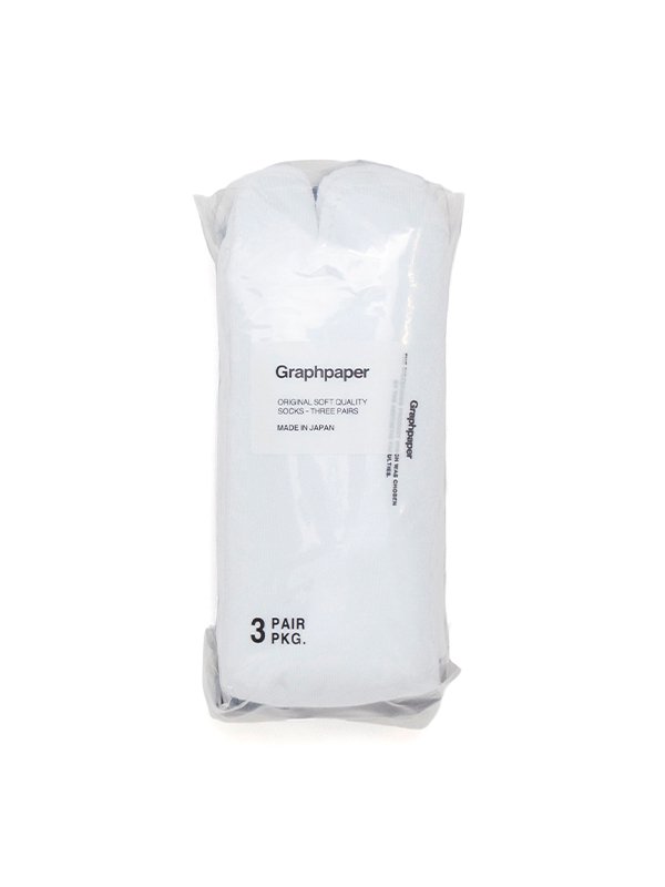 Graphpaper TABI 3-pack socks-グラフペーパータビ3pソックス