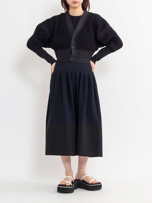 CFCL LATTICE CARDIGAN / Black - NIGHTHAWKS