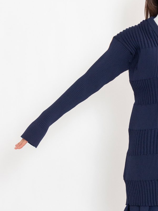 FLUTED LONG CARDIGAN-フルーテッドロングカーディガン-CFCL