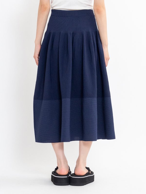 CFCL - RIVULET SKIRT -black- 23aw women | asterisk