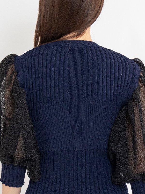 ISSEY MIYAKE - CFCL FLUTED LUCENT SHORT PUFF SLEEVE TOPの