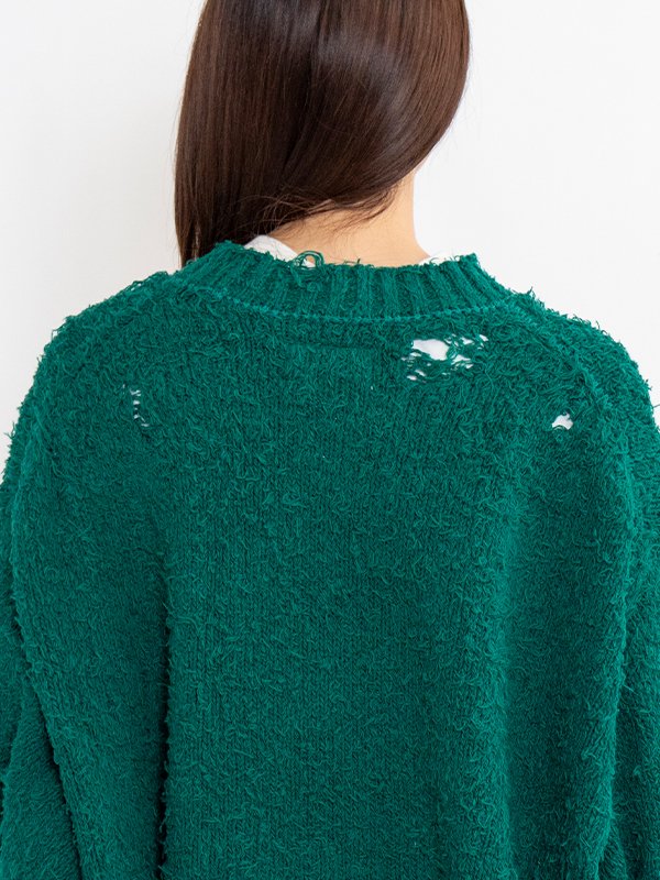 AIRBRUSH RECYCLED COTTON PULLOVER-エアブラシリサイクル AIRBRUSH RECYCLED COTTON PULLOVER-エアブラシリサイクル