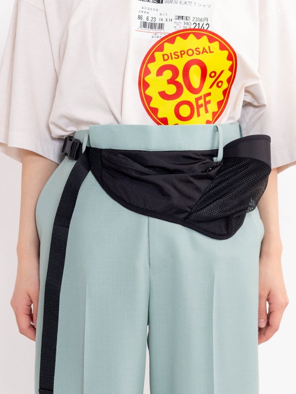 TAILORED TROUSERS WITH WAIST POUCH-テーラードトラウザー TAILORED TROUSERS WITH WAIST POUCH-テーラードトラウザー