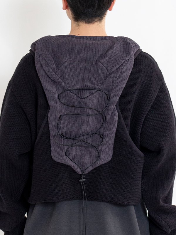 doublet ベスト TRAIL VEST KNIT CARDIGAN-トレイルベストニットカーディガン