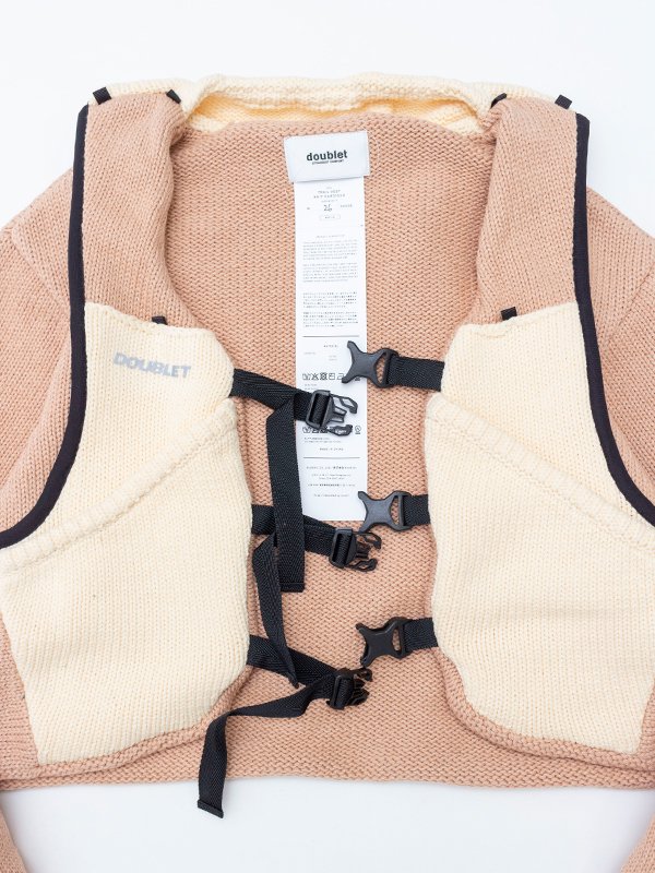 TRAIL VEST KNIT CARDIGAN-トレイルベストニットカーディガン