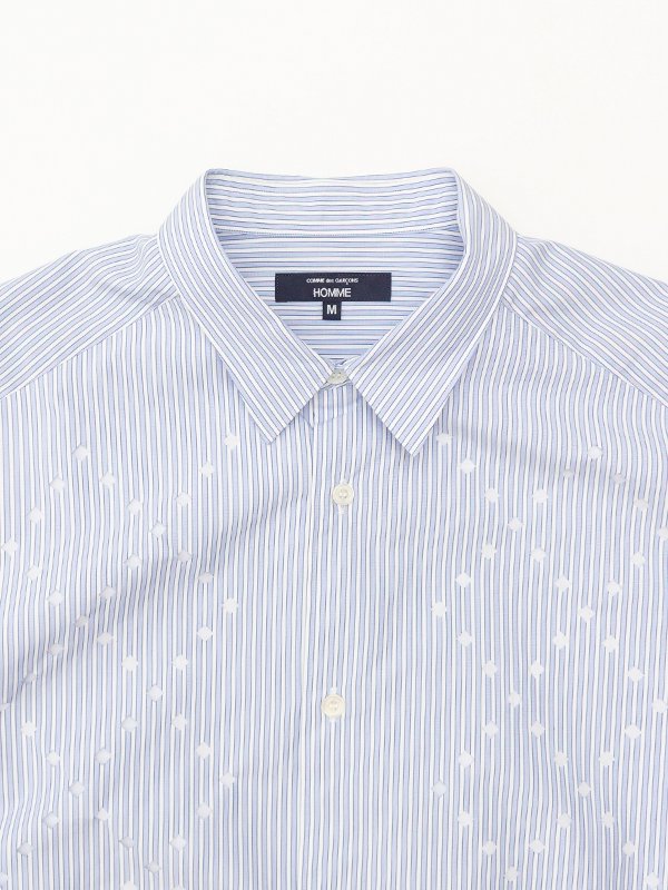 Cotton ester broad striped shirt-コットンエスターブロード