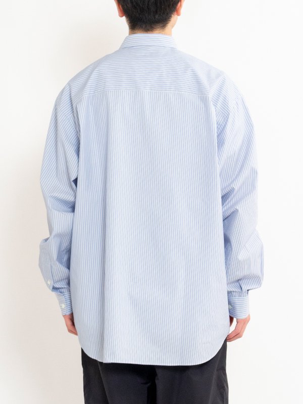 Cotton ester broad striped shirt-コットンエスターブロード