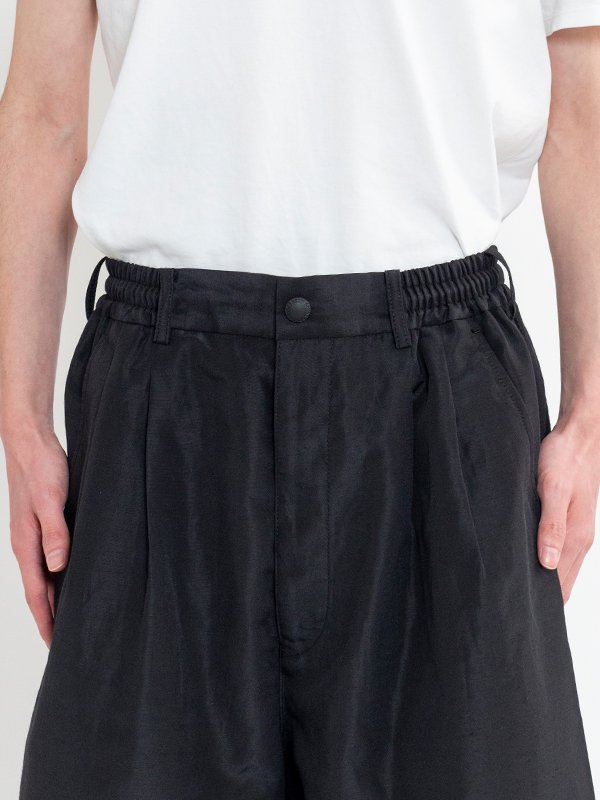 Estelle ramie poplin shorts-エステルラミーポプリンショーツ Estelle ramie poplin shorts-エステルラミーポプリンショーツ