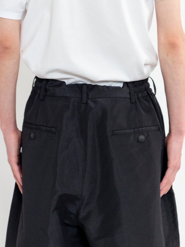 Estelle ramie poplin shorts-エステルラミーポプリンショーツ Estelle ramie poplin shorts-エステルラミーポプリンショーツ