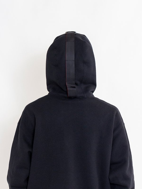 Cotton fleece x nylon tussah hoodie-コットンフリースナイロン Cotton fleece x nylon tussah hoodie-コットンフリースナイロン