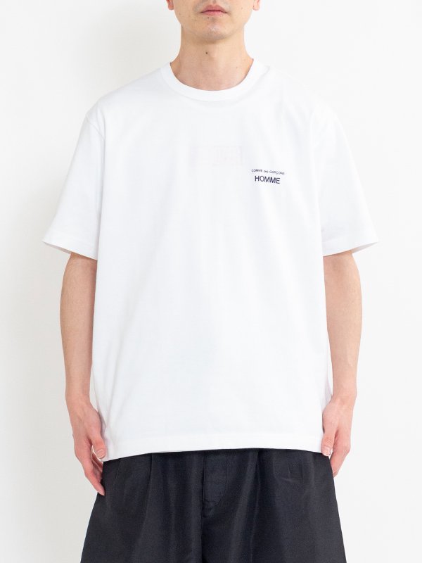 Cotton jersey logo print T-shirt-コットンジャージーロゴ