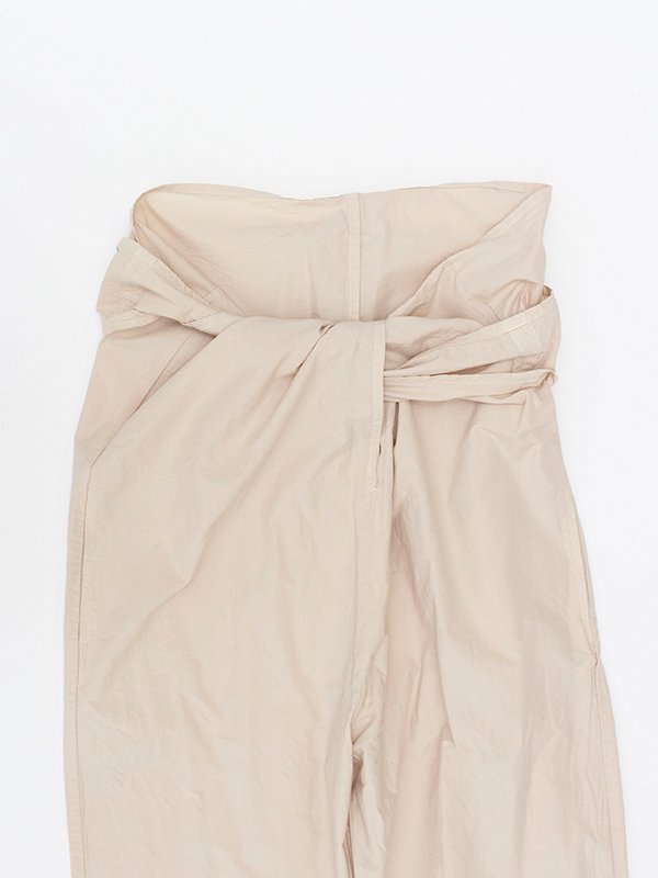 Organic cotton broadcloth tattuke pants-オーガニックコットン