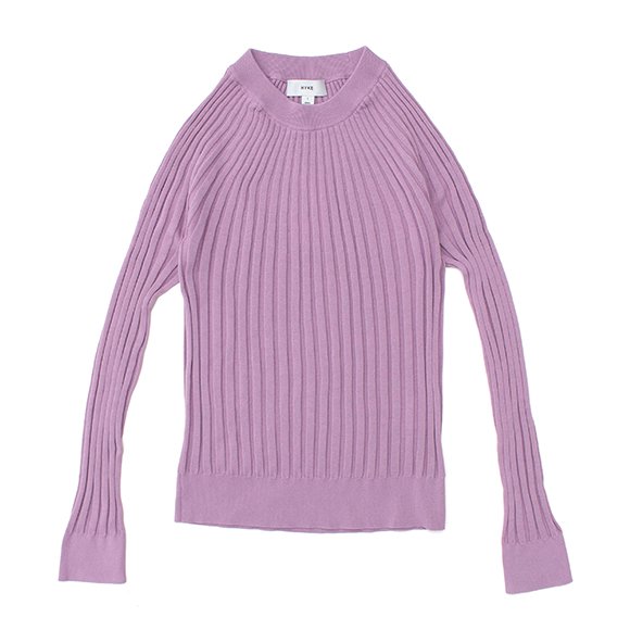HYKE RIBBED SLEEVES（size1） WIDE RIBBED SWEATER-ワイドリブスウェット-HYKE（ハイク）通販