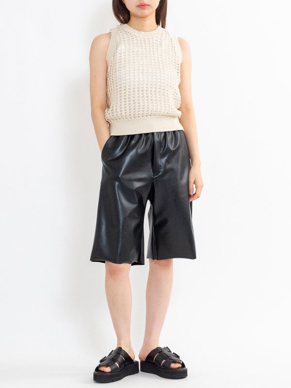 CROCHETED SWEATER TANK TOP-クロチェットセータータンクトップ