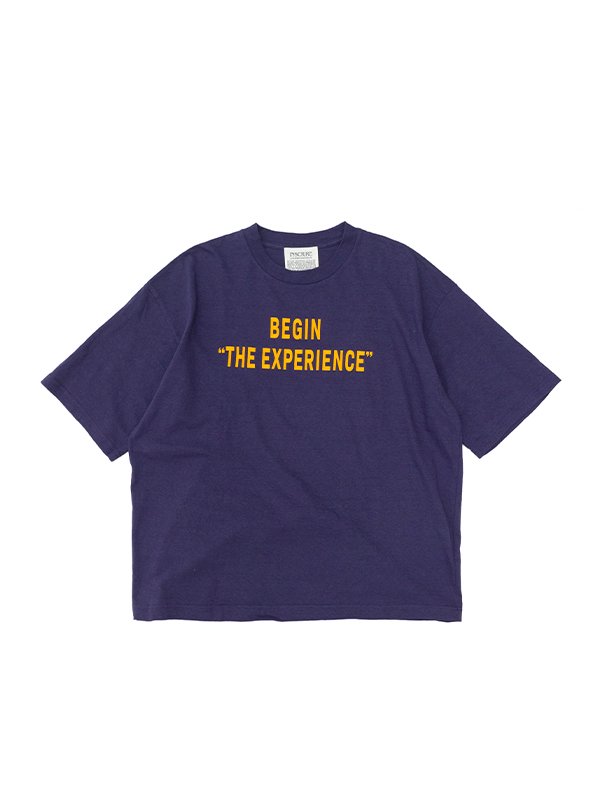 INSCRIRE /アンスクリア】Back Circle Tee：カットソー（Tシャツ