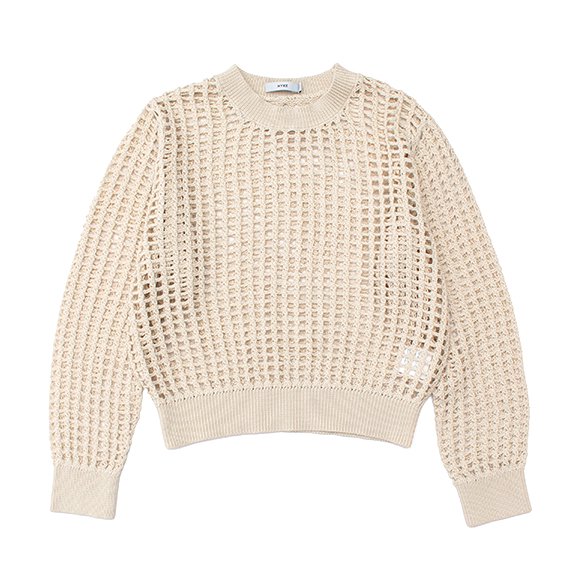 CROCHETED SWEATER-クロチェットセーター-HYKE（ハイク）通販