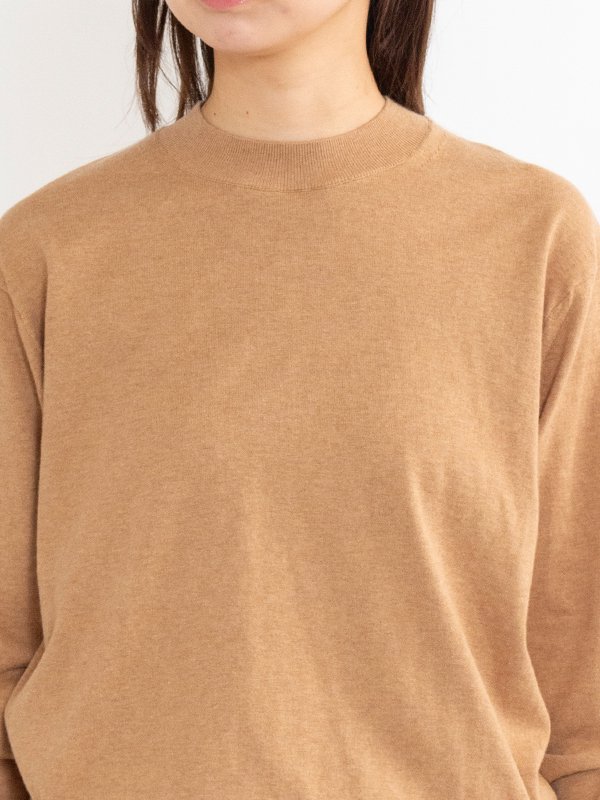 DEUXIEME CLASSE - アンスクリア INSCRIRE コットンクルーネック Cotton/cashmere crew neck top-コットンカシミヤクルーネック