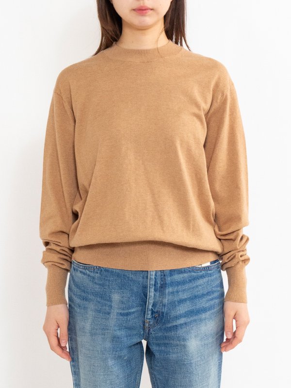 DEUXIEME CLASSE - アンスクリア INSCRIRE コットンクルーネック Cotton/cashmere crew neck top-コットンカシミヤクルーネック