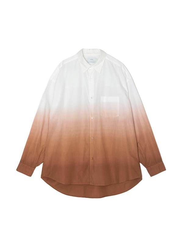 Broad L/S Oversized Regular Collar Shirt-ブロードロング
