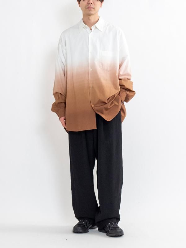 Broad L/S Oversized Regular Collar Shirt-ブロードロング