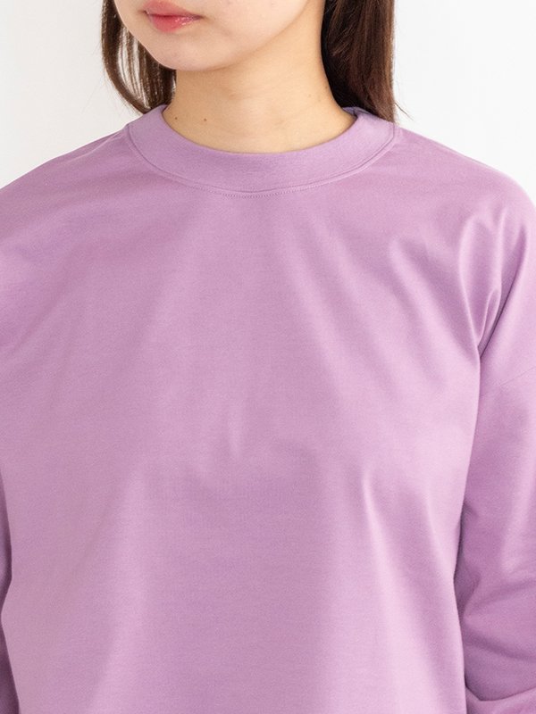 CROPPED LONG-SLV TEE BIG FIT (6.5OZ)-クロップドロング