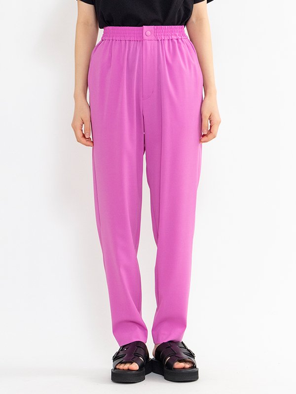 STRECH TAPERED PANTS-ストレッチテーパードパンツ-HYKE（ハイク