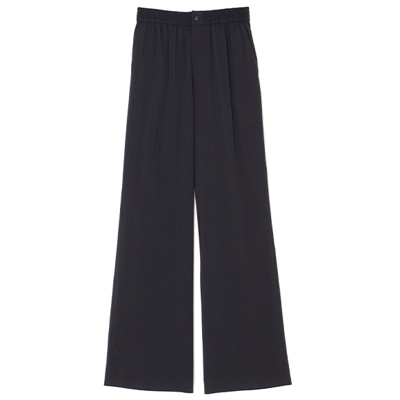 注目■HYKE■大人気 タストレッチワイドレッグパンツ 国内発送 STRETCH WIDE LEG PANTS-ストレッチワイドレッグパンツ-HYKE