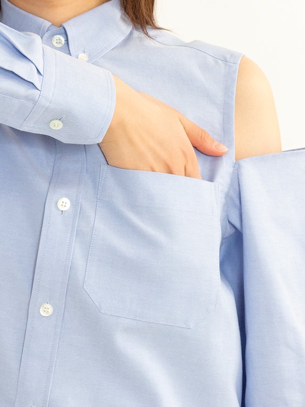 OXFORD B.D. SHIRT-オックスフォードB.Dシャツ-HYKE（ハイク