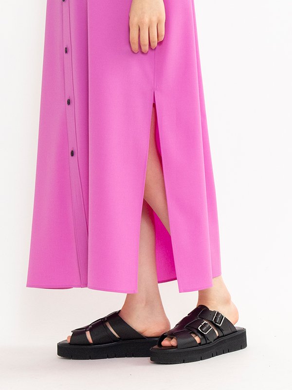 MAXI SHIRT DRESS -マキシシャツドレス-HYKE(ハイク)通販| st MAXI SHIRT DRESS -マキシシャツドレス-HYKE(ハイク)通販| st