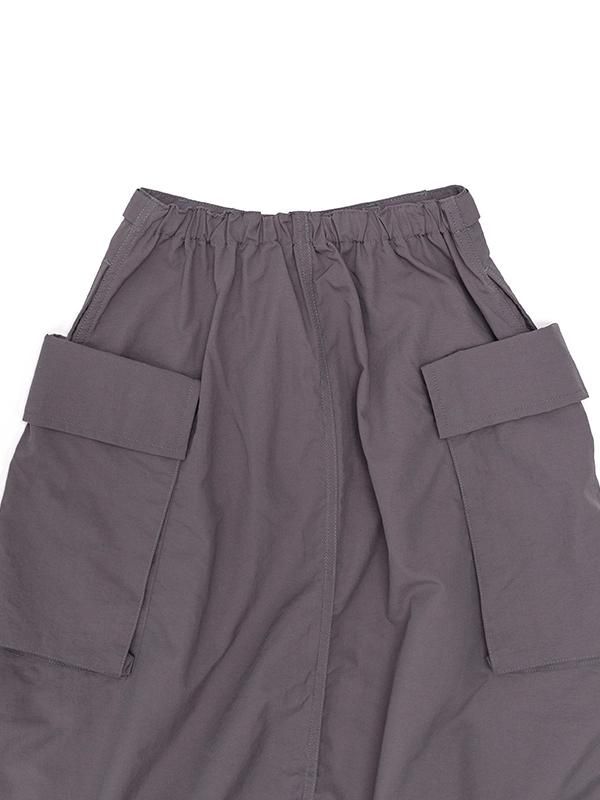 フィーニー　pheeny コットンナイロン ミリタリースカート　マキシ丈 PHEENY/COTTON NYLON DUMP MILITARY SKIRT(SAND)