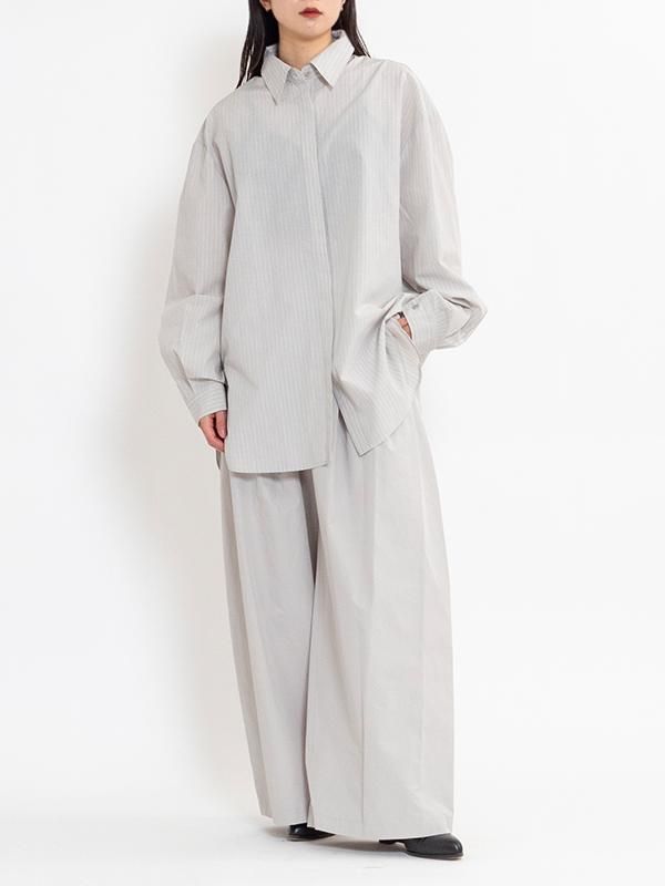 STRIPE OVERSIZED SHIRTS-ストライプオーバーサイズシャツ