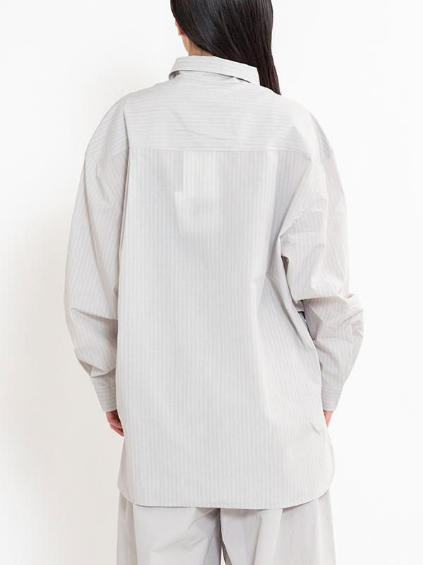 ファッションデザイナー AMOMENTO ストライプシャツ ユニセックス 美品 トップス