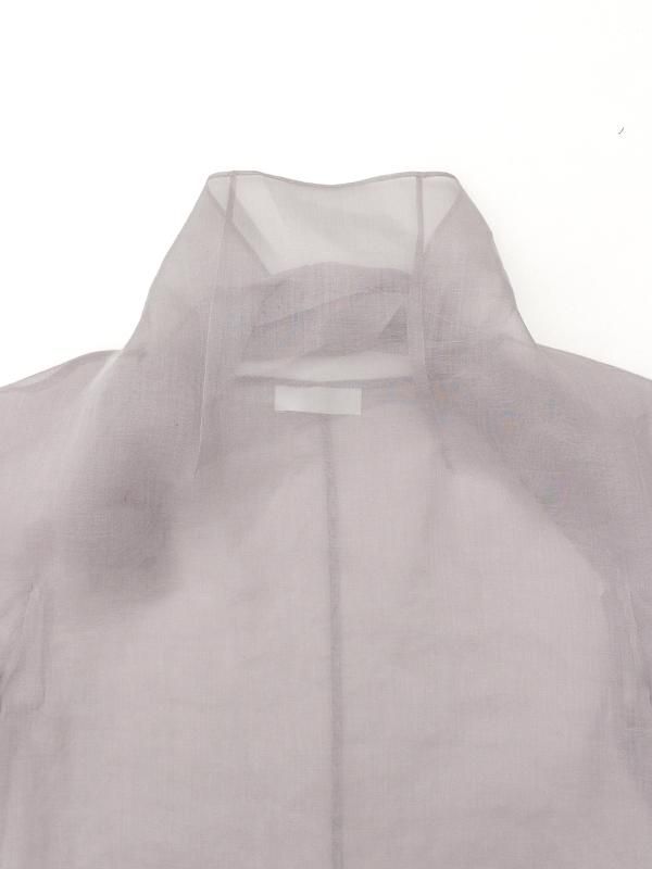 トップス AMOMENTO KNOTTED COLLAR TOP GRAY KNOTTEDCOLLARTOP_GREY_3_2a3608