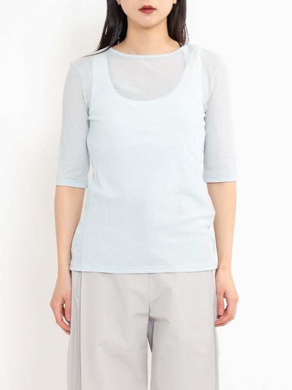★アモーメント★ROUND T-SHIRT★ラウンドTシャツ (4COLORS)★ ROUND SHORT SLEEVE T SHIRT-ラウンドショートスリーブティー
