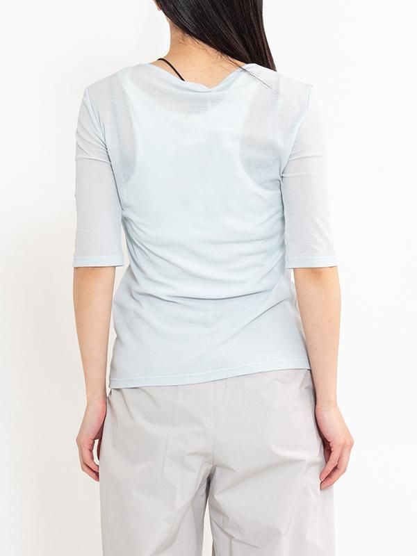 ★アモーメント★ROUND T-SHIRT★ラウンドTシャツ (4COLORS)★ ROUND SHORT SLEEVE T SHIRT-ラウンドショートスリーブティー