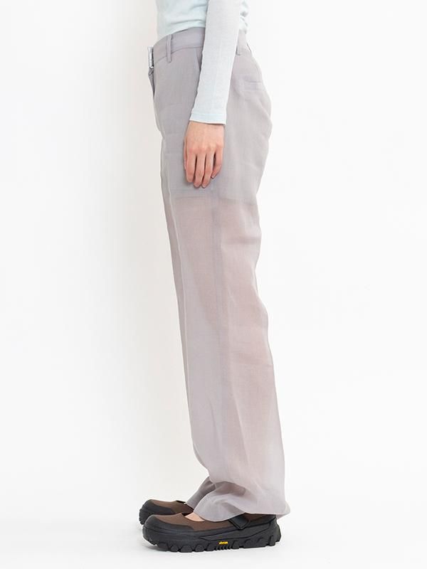 選ぶなら SHEER STRAIGHT FIT PANTS-シアーストレートフィットパンツ パンツ
