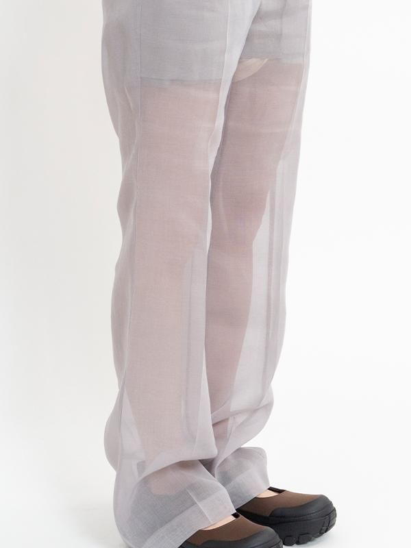 【最安値】 SHEER STRAIGHT PANTS-シアーストレートフィットパンツ FIT パンツ
