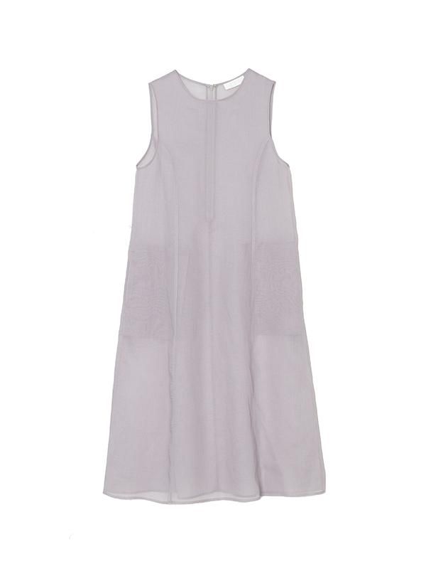 ☆新品未使用☆【AMOMENTO】SHEER LONG DRESS 2025ss SHEER LONG DRESS -シアーロングドレス-AMOMENTO（アモーメント