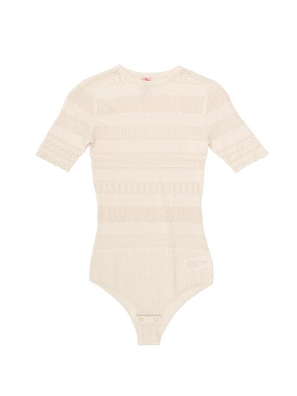 FETICO / STRETCH LACE KNIT BODYSUIT | JURK shop