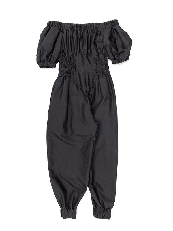 OFF-SHOULDER JUMPSUITS-オフショルダージャンプスーツ-FETICO