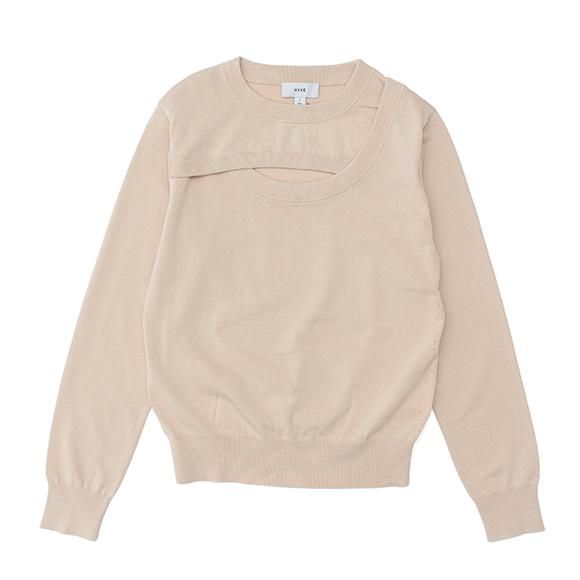 CREW NECK SWEATER-クルーネックセーター-HYKE（ハイク）通販| st company