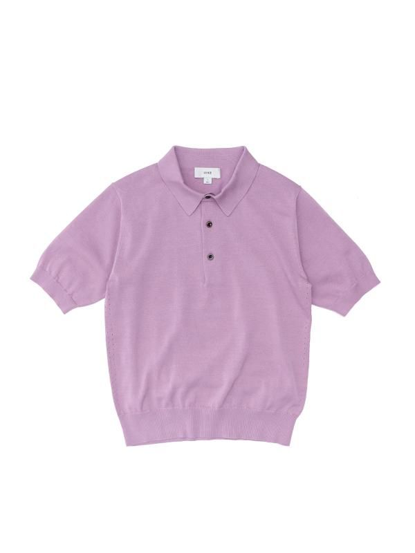HYKE CROSHETED POLO SWEATER クリーム 川口春奈さん着 - メルカリ
