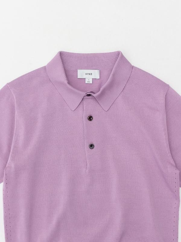 HYKE　ボレロ　シャツカラー POLO SWEATER-ポロセーター-HYKE（ハイク）通販| st company